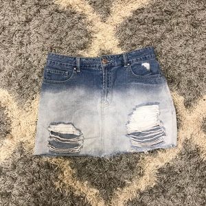 Forever 21 denim skirt